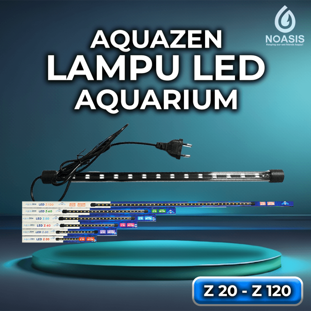 AQUAZEN Lampu Celup LED Aquarium Aquazen Z Dua Baris Double Dobel LED 80 100 120 cm Aquascape